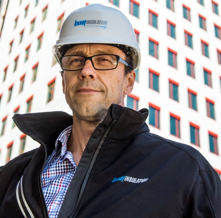 Kenneth Ingmarsson, teknisk chef för Knauf Insulation i Skandinavien.